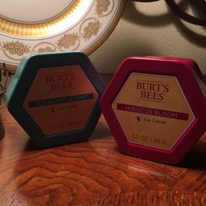 2 Burt’s Bees mini candles bundle 🐝